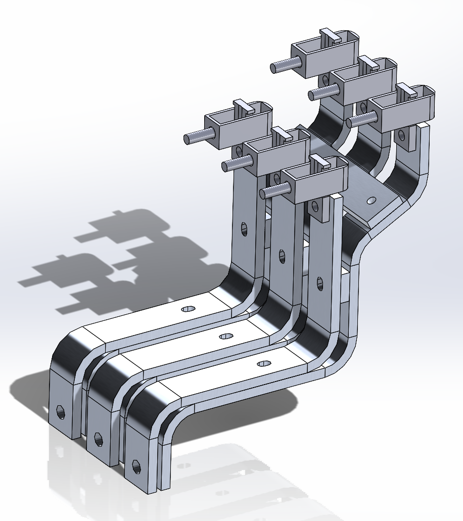 用于 OT630-800 4x150mm2 同相的母线连接